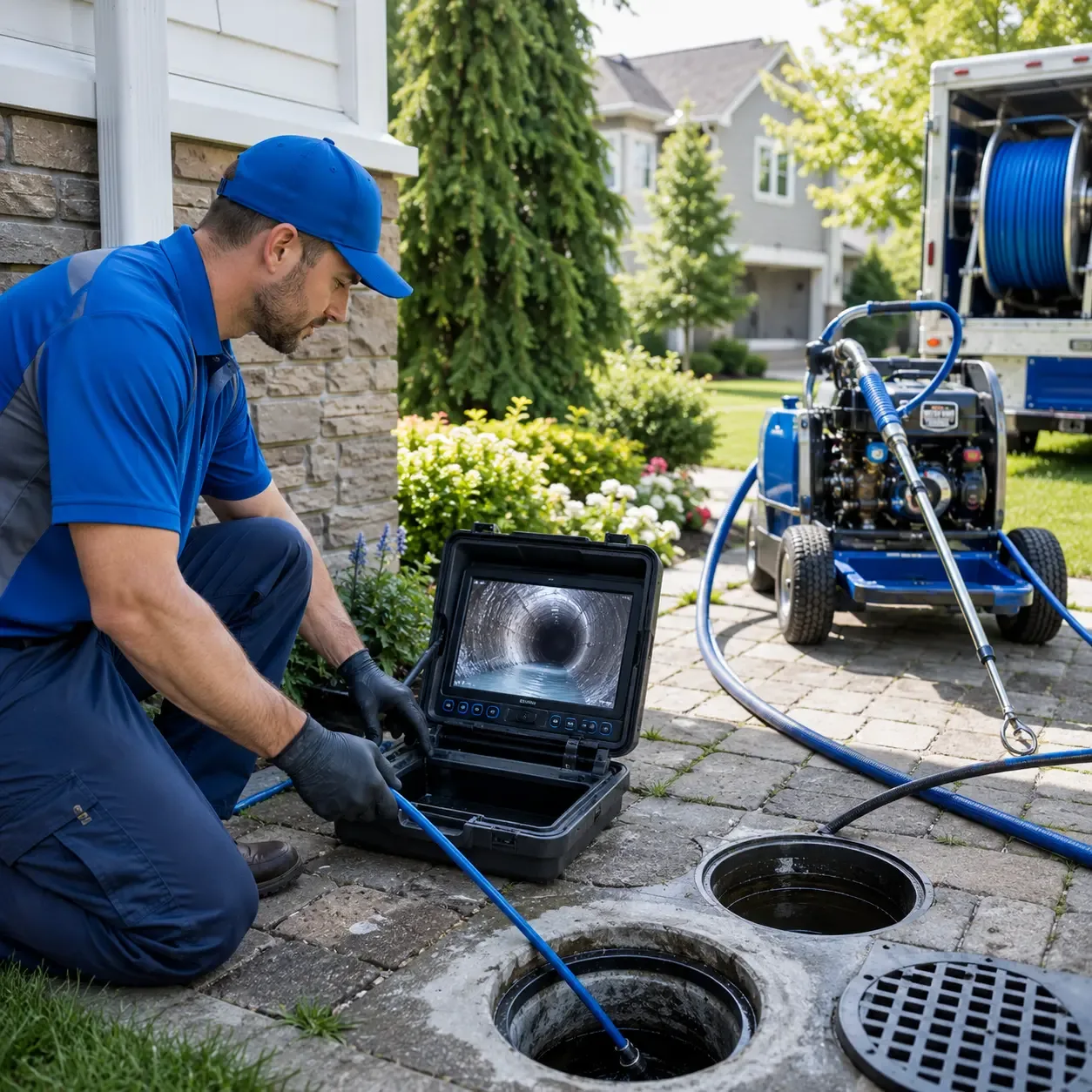 Outdoor drain cleaning professionals serving Pentress, WV