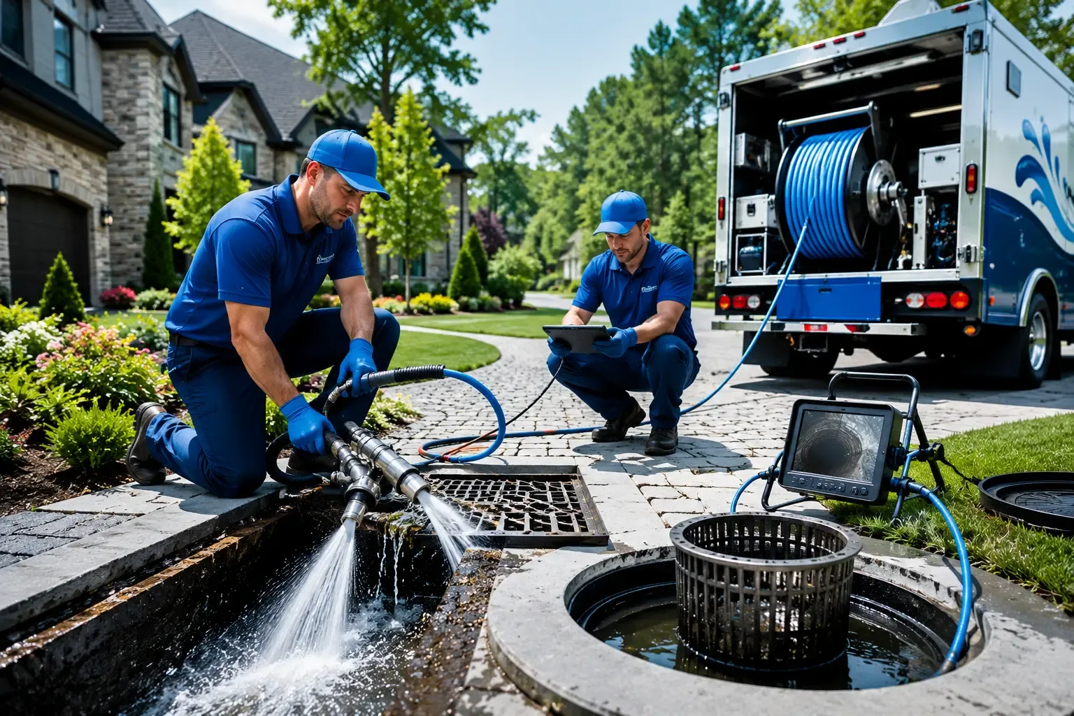 Local outdoor drain cleaning professionals in Pentress, WV